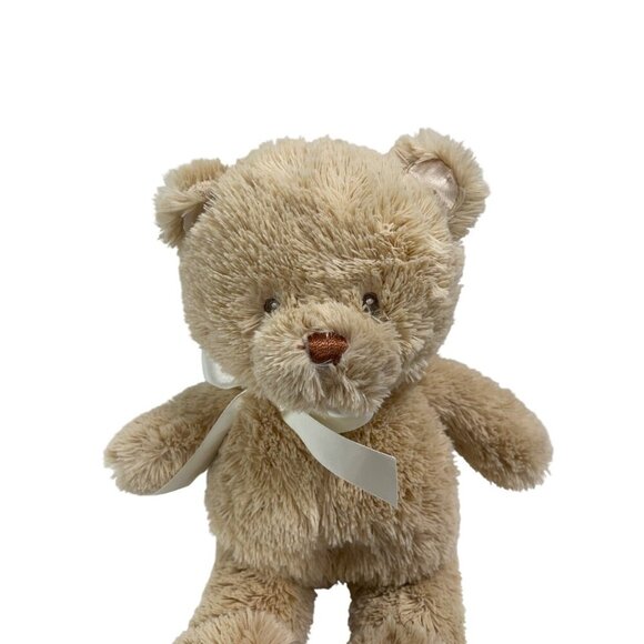Baby Gund Plush Tan Teddy Bear "My First Teddy" Embroidered Paw 10 Inches - Picture 3 of 5